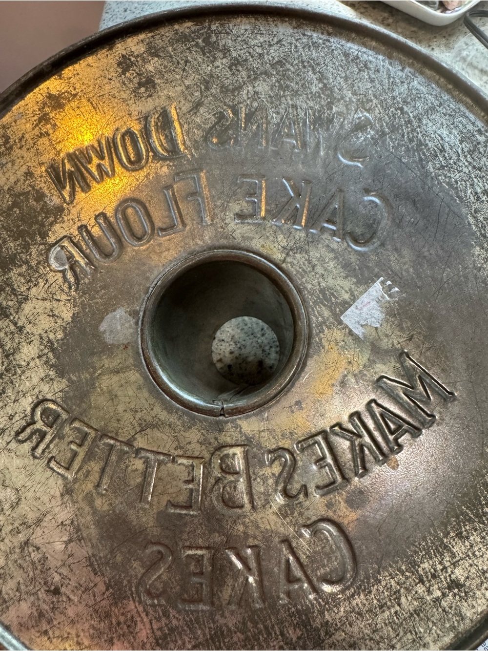 Vintage Tube Pan in Metallic Bronze